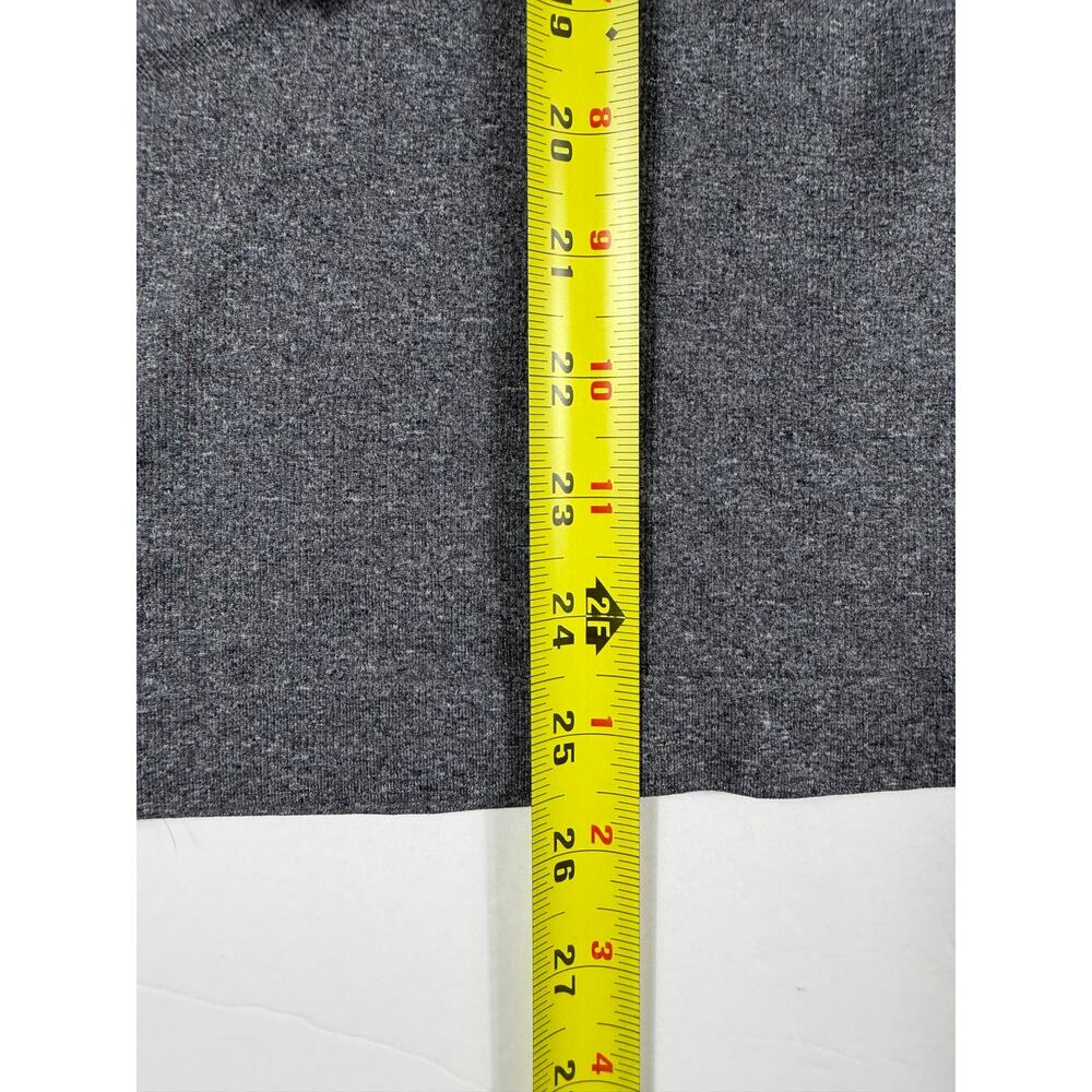 Lululemon Swiftly Tech Long Sleeve Heathered Black Seamless Running Top Size 8 - Picture 7 of 12